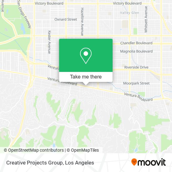 Creative Projects Group map
