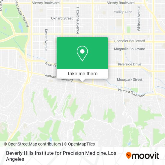 Mapa de Beverly Hills Institute for Precision Medicine