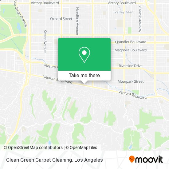 Clean Green Carpet Cleaning map