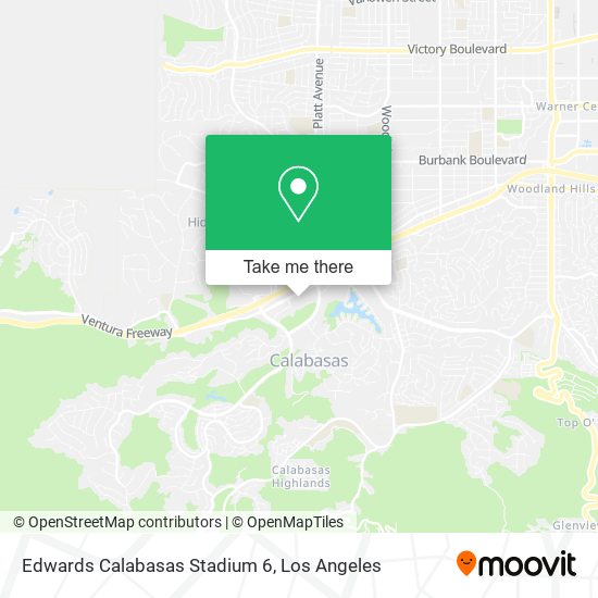 Edwards Calabasas Stadium 6 map