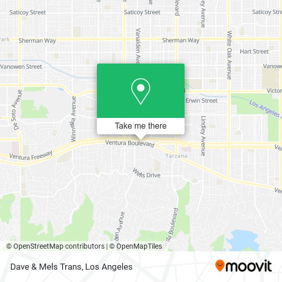 Mapa de Dave & Mels Trans