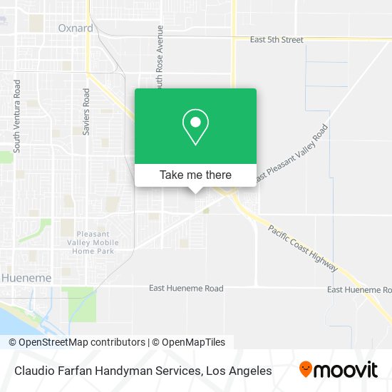 Claudio Farfan Handyman Services map