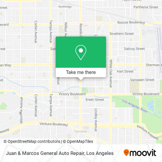 Mapa de Juan & Marcos General Auto Repair