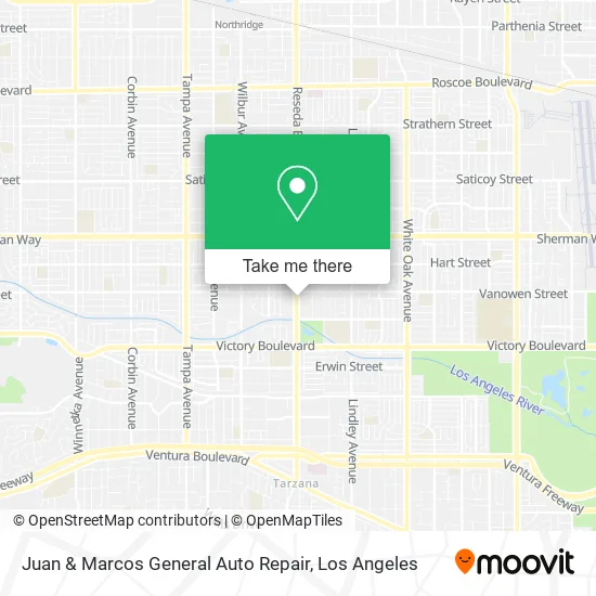 Mapa de Juan & Marcos General Auto Repair