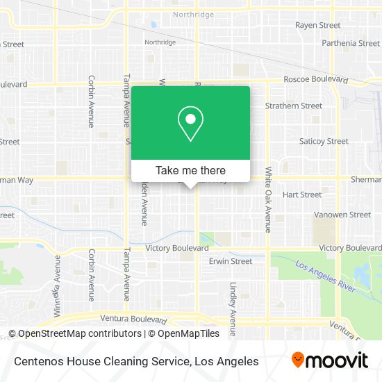 Mapa de Centenos House Cleaning Service