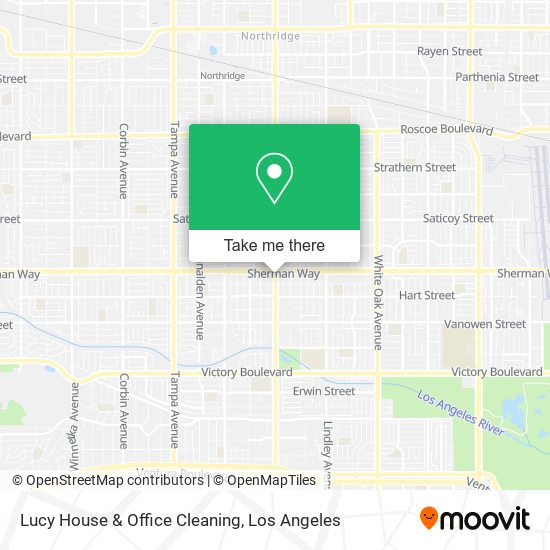 Lucy House & Office Cleaning map