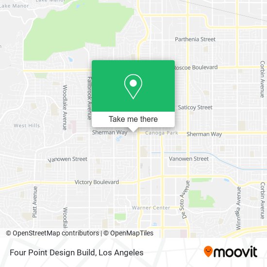 Mapa de Four Point Design Build