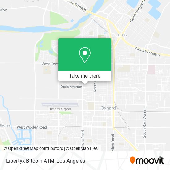 Mapa de Libertyx Bitcoin ATM