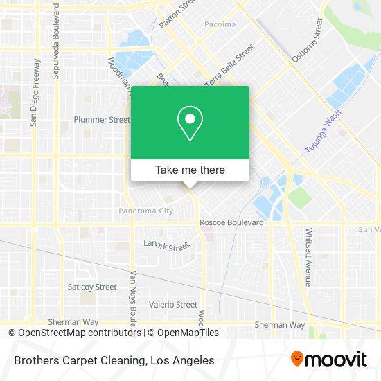 Brothers Carpet Cleaning map