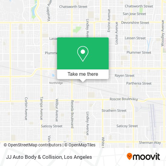 JJ Auto Body & Collision map