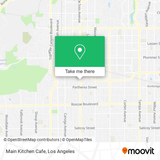 Main Kitchen Cafe map