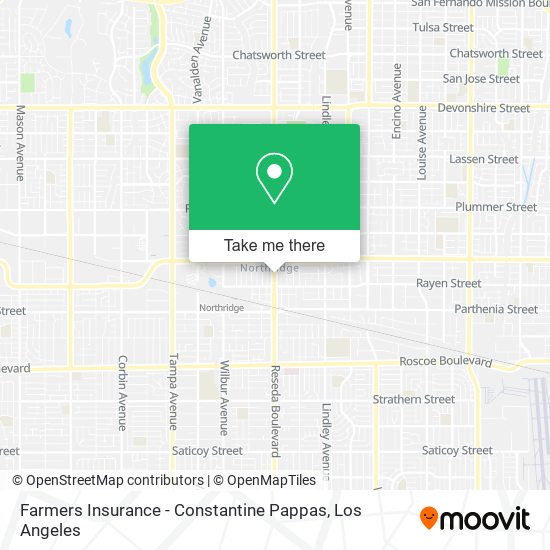 Mapa de Farmers Insurance - Constantine Pappas