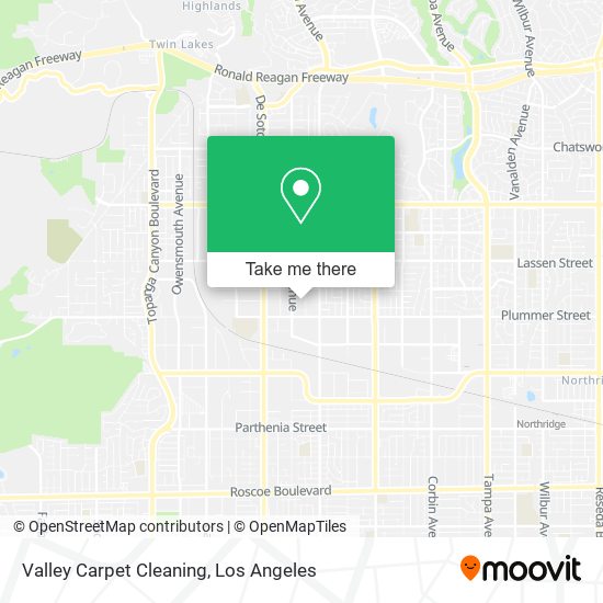 Valley Carpet Cleaning map