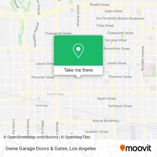 Genie Garage Doors & Gates map