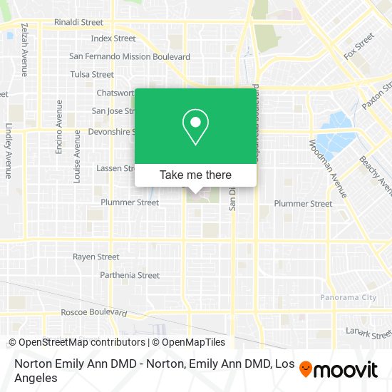 Norton Emily Ann DMD - Norton, Emily Ann DMD map