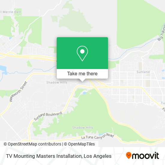 TV Mounting Masters Installation map