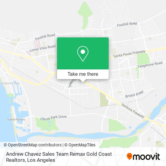 Mapa de Andrew Chavez Sales Team Remax Gold Coast Realtors