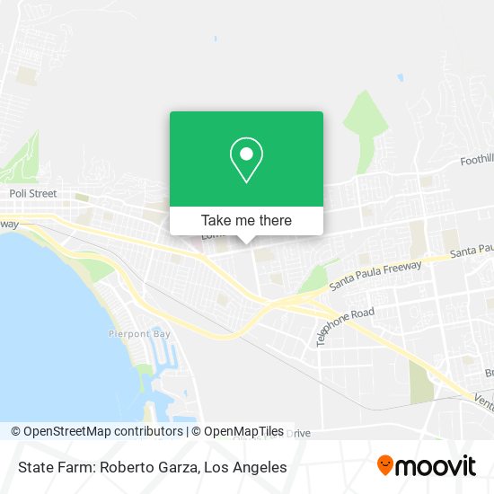 State Farm: Roberto Garza map