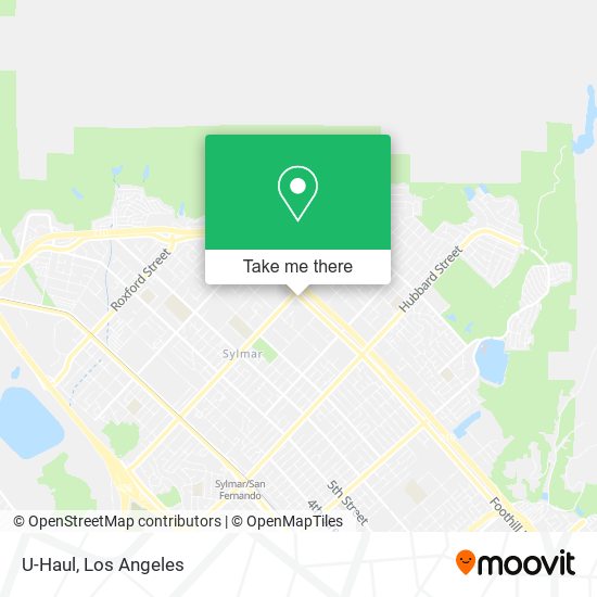 U-Haul map