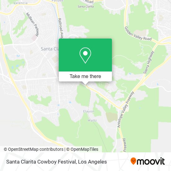 Mapa de Santa Clarita Cowboy Festival