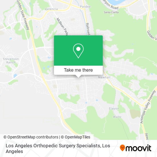 Mapa de Los Angeles Orthopedic Surgery Specialists