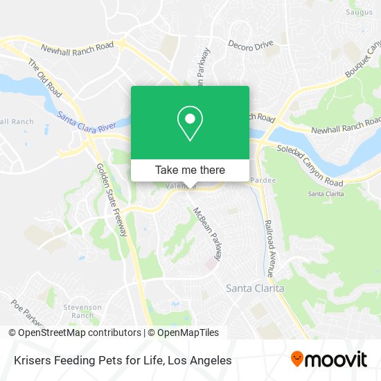 Krisers Feeding Pets for Life map