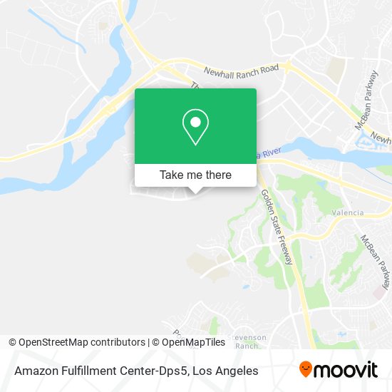 Amazon Fulfillment Center-Dps5 map