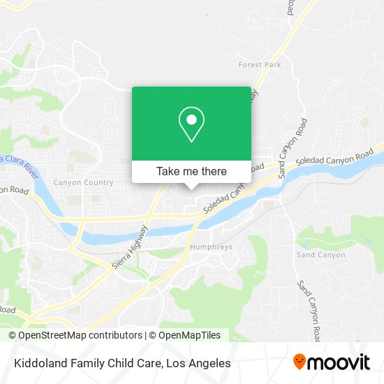 Mapa de Kiddoland Family Child Care
