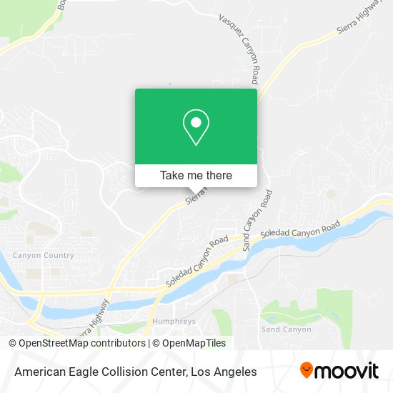 Mapa de American Eagle Collision Center