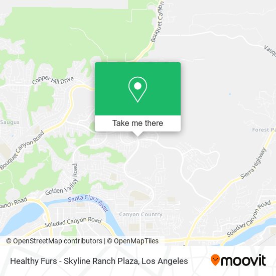 Healthy Furs - Skyline Ranch Plaza map