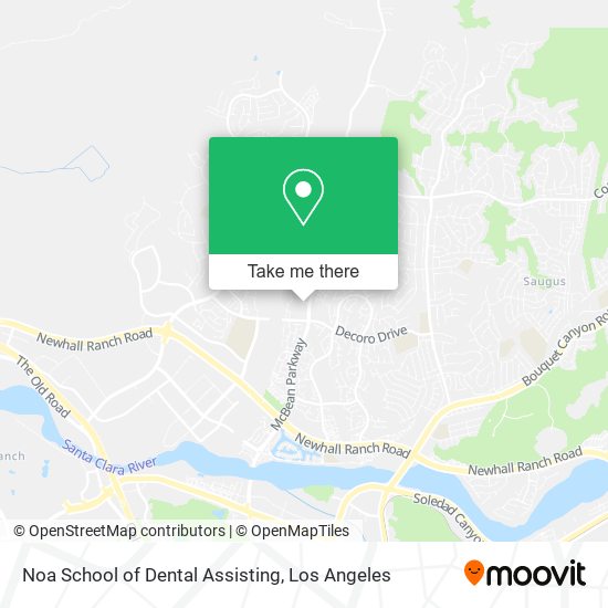 Mapa de Noa School of Dental Assisting