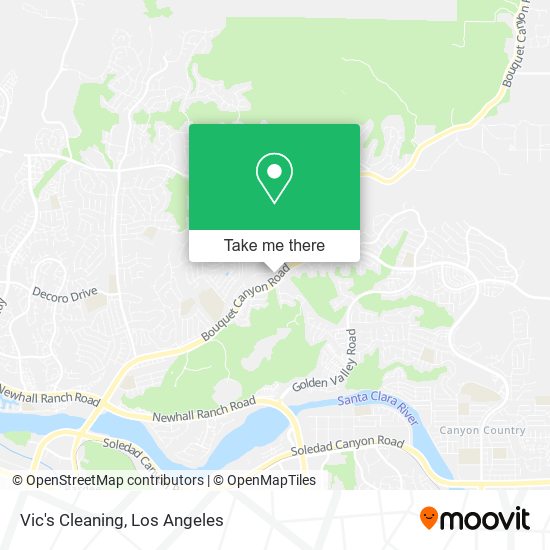 Vic's Cleaning map