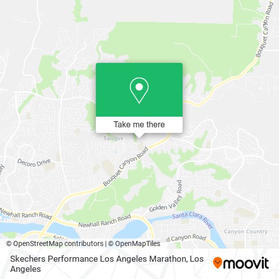 Mapa de Skechers Performance Los Angeles Marathon