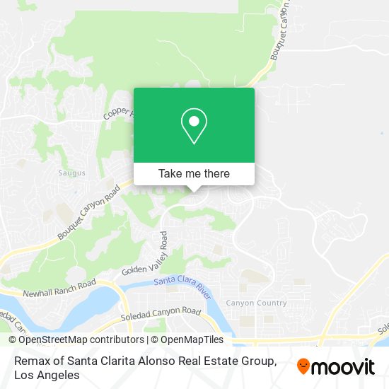 Remax of Santa Clarita Alonso Real Estate Group map