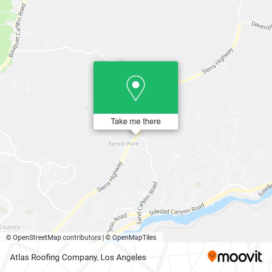 Atlas Roofing Company map