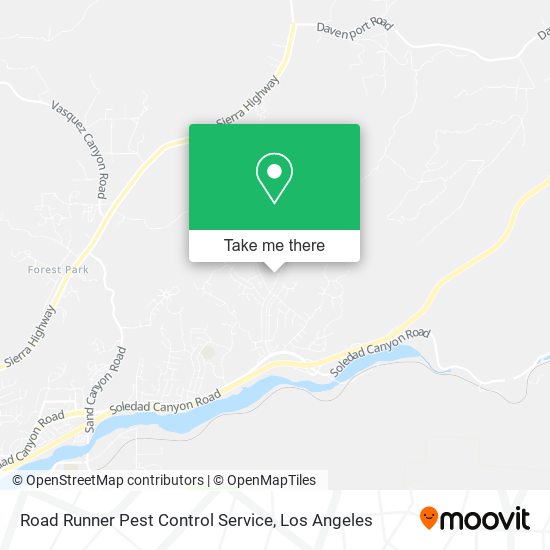 Mapa de Road Runner Pest Control Service