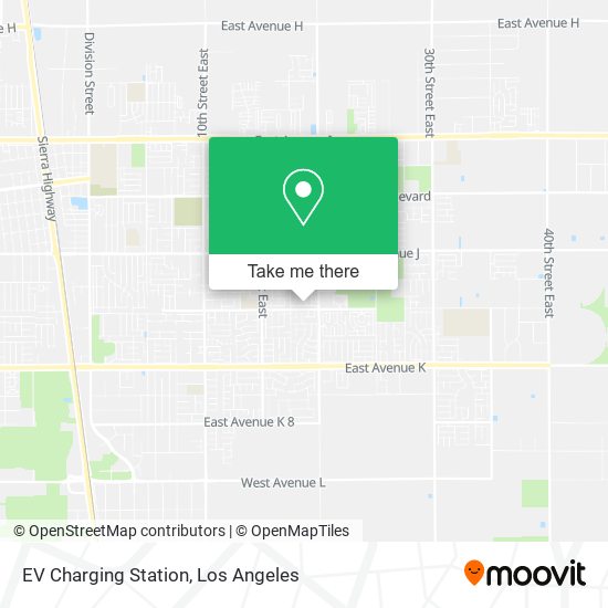 Mapa de EV Charging Station