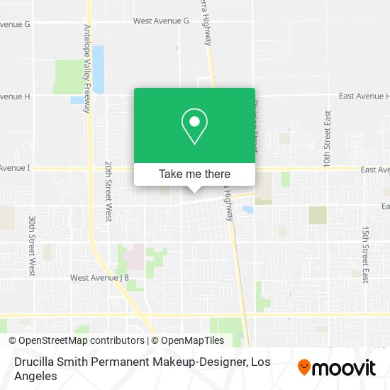 Drucilla Smith Permanent Makeup-Designer map