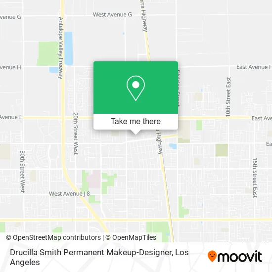 Drucilla Smith Permanent Makeup-Designer map