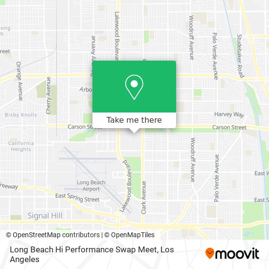 Mapa de Long Beach Hi Performance Swap Meet