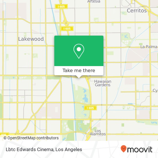 Mapa de Lbtc Edwards Cinema