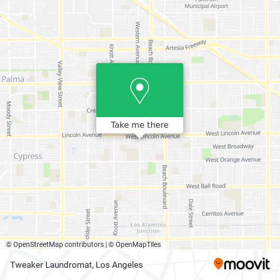 Tweaker Laundromat map