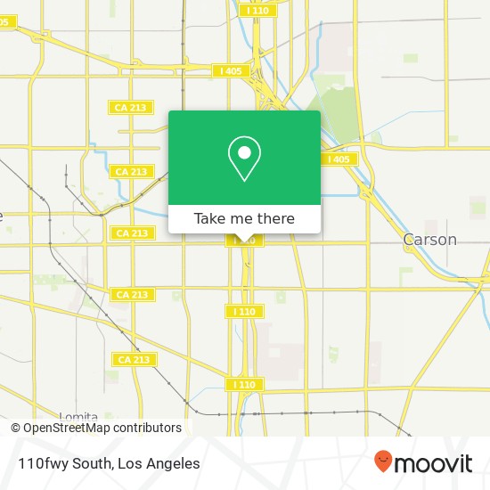 Mapa de 110fwy South