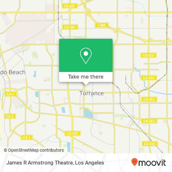 Mapa de James R Armstrong Theatre