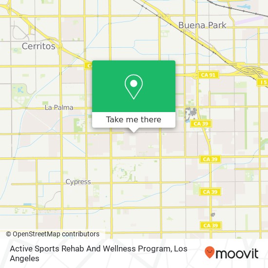 Active Sports Rehab And Wellness Program map