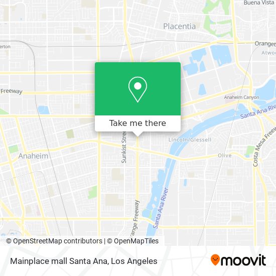 Mainplace mall Santa Ana map