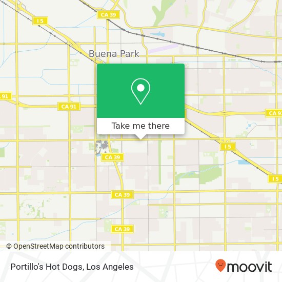 Portillo's Hot Dogs map