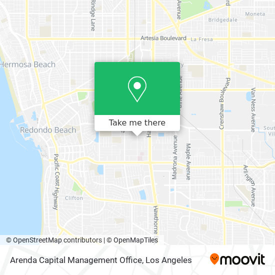 Mapa de Arenda Capital Management Office