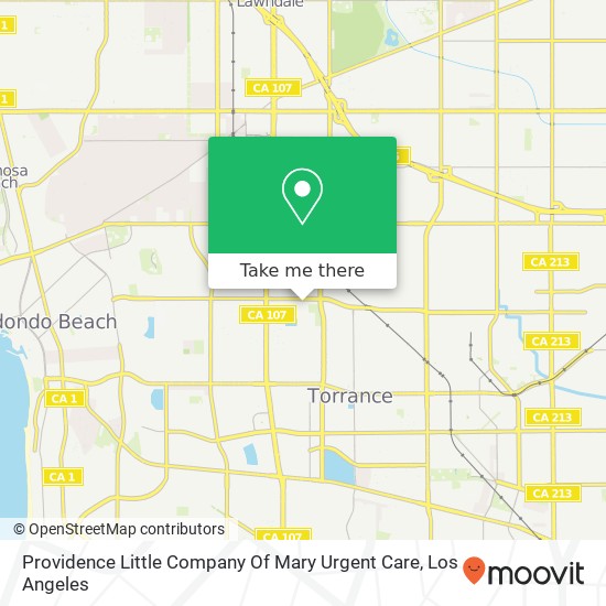 Mapa de Providence Little Company Of Mary Urgent Care