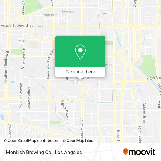 Monkish Brewing Co. map